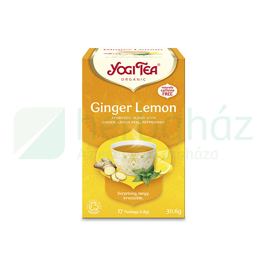 BIO YOGI TEA CITROMOS GYÖMBÉR 17DB