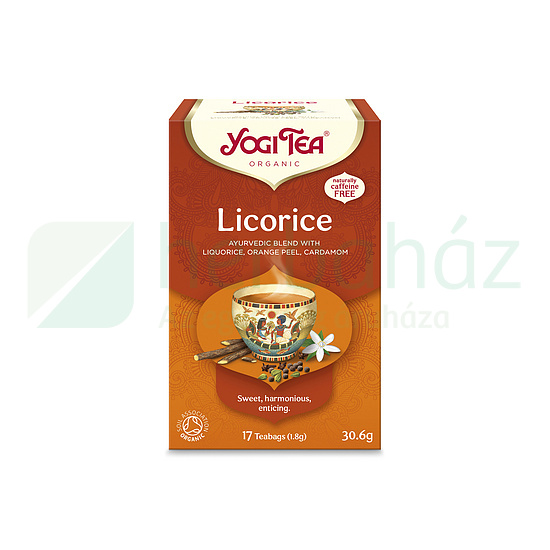 BIO YOGI TEA ÉDESGYÖKÉR 17DB