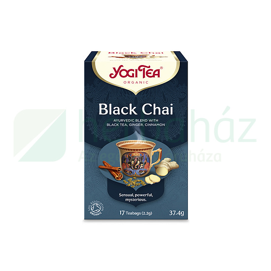 BIO YOGI TEA FEKETE CHAI 17DB