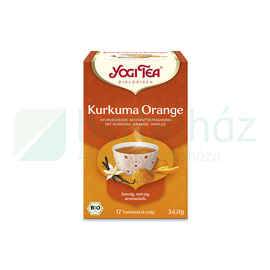 BIO YOGI TEA KURKUMA -NARANCS 17DB