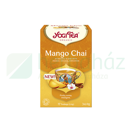 BIO YOGI TEA MANGO CHAI AJURVÉDIKUS FILTERES 17DB