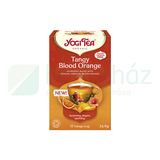 BIO YOGI TEA PEZSDÍTŐ VÉRNARANCS AJURVÉDIKUS FILTERES 17DB