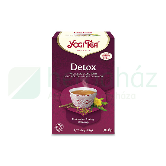 BIO YOGI TEA DETOX - TISZTÍTÓ (MÉREGTELENÍTŐ) 17 DB