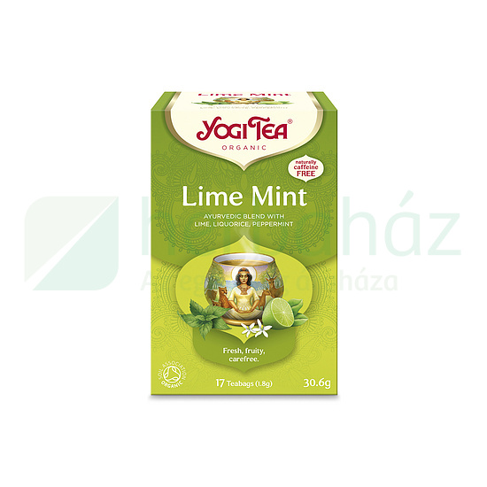 BIO YOGI TEA ZÖLDCITROMOS-MENTA 17DB