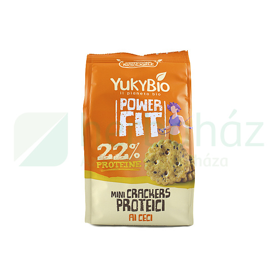 BIO YUKYBIO POWERFIT MINI KRÉKER FEHÉRJÉVEL, CSICSERIBORSÓVAL, CHIA MAGGAL 150G