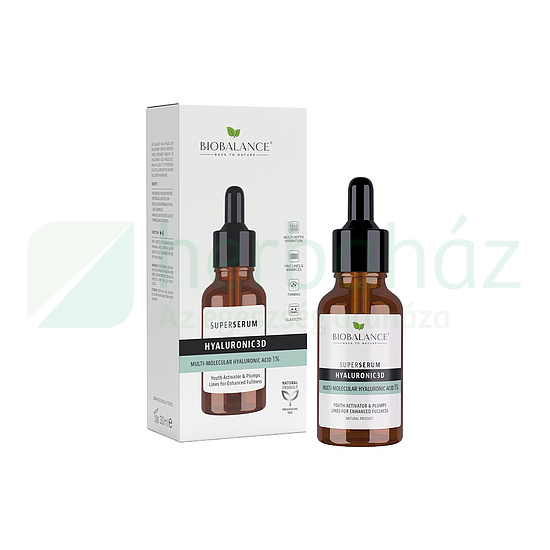 BIOBALANCE 3D HIALURONSAV SZUPERSZÉRUM ARCRA 30ML