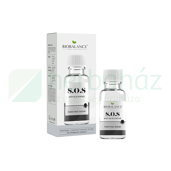 BIOBALANCE S.O.S TISZTÍTÓ SZÉRUM MITESSZEREK ELLEN 20ML