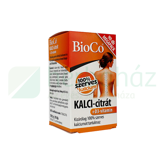 BIOCO KALCI-CITRÁT+D3 VITAMIN MEGAPACK 90DB