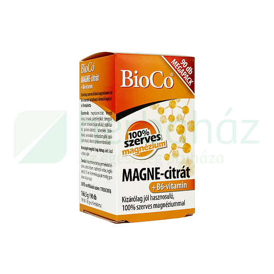 BIOCO MAGNE-CITRÁT+B6 VITAMIN MEGAPACK 90DB