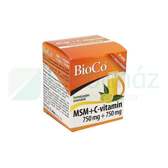 BIOCO MSM+C-VITAMIN 750MG+750MG ITALPOR 60DB