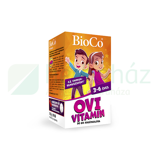 BIOCO OVI VITAMIN 3-6 ÉVESEKNEK RÁGÓTABLETTA 90DB