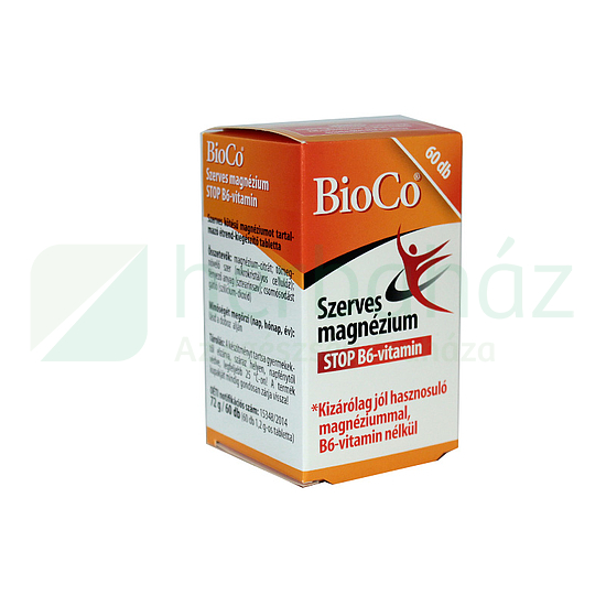 BIOCO SZERVES MAGNÉZIUM STOP TABLETTA 60DB