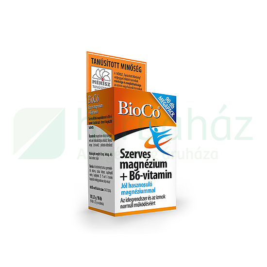 BIOCO SZERVES MAGNÉZIUM+B6 TABLETTA MEGAPACK 90DB