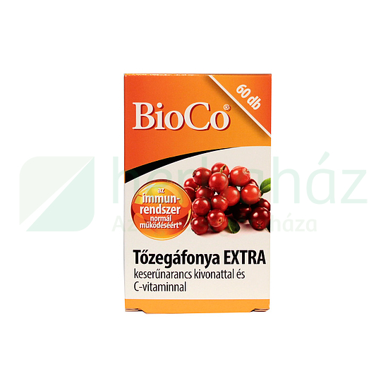 BIOCO TŐZEGÁFONYA EXTRA TABLETTA C-VITAMINNAL 60DB