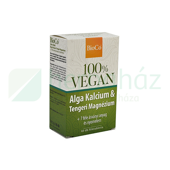 BioCo 100% VEGAN Alga Kalcium & Tengeri Magnézium filmtabletta 60db