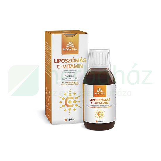 BIOEXTRA LIPOSZÓMÁS C-VITAMIN ÉTREND-KIEGÉSZÍTŐ FOLYADÉK 136ML