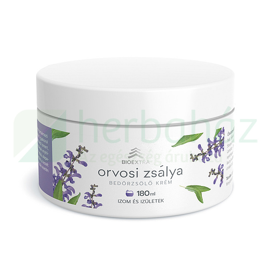 BIOEXTRA ORVOSI ZSÁLYA BEDÖRZSÖLŐ KRÉM 180ML