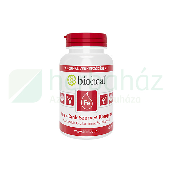 BIOHEAL VAS+CINK SZERVES KOMPLEX FILMTABLETTA 70DB