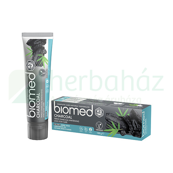 BIOMED CHARCOAL FOGKRÉM FLUORIDMENTES 100G