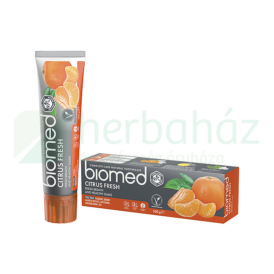 BIOMED CITRUS FRESH FOGKRÉM FLUORIDMENTES 100G
