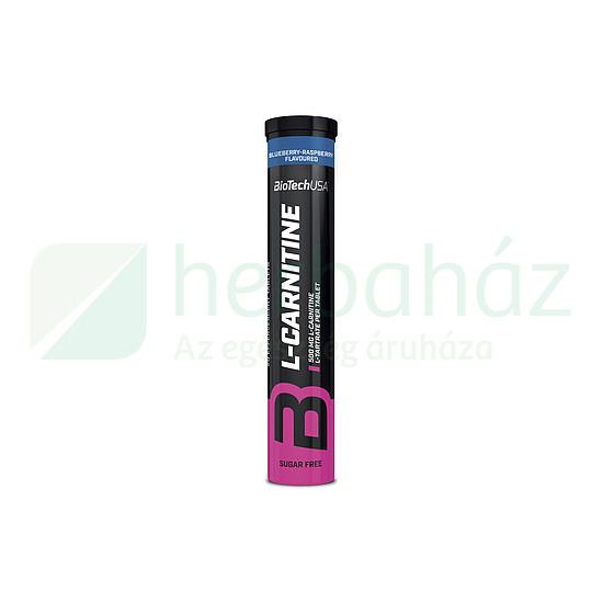 BIOTECHUSA L-CARNITINE PEZSGŐTABLETTA  500MG ÁFONYA-MÁLNA ÍZŰ 20DB