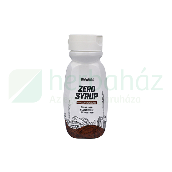 BIOTECHUSA LAKTÓZMENTES ZERO SYRUP CSOKOLÁDÉ 320ML