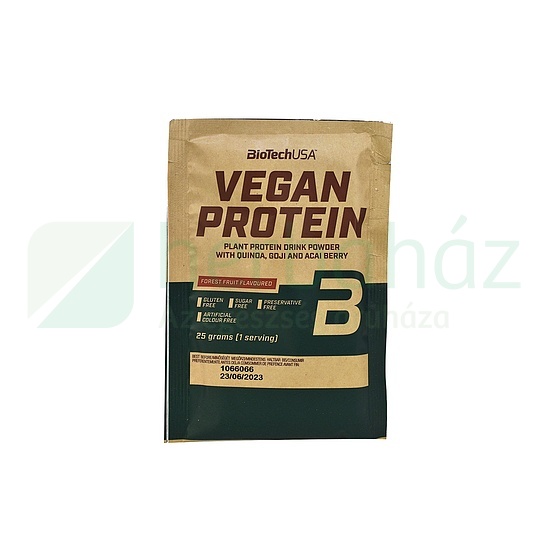 BIOTECHUSA VEGAN PROTEIN ERDEI GYÜMÖLCS ÍZŰ 25G