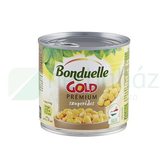 BONDUELLE GOLD PRÉMIUM SZUPERÉDES CSEMEGEKUKORICA 340G
