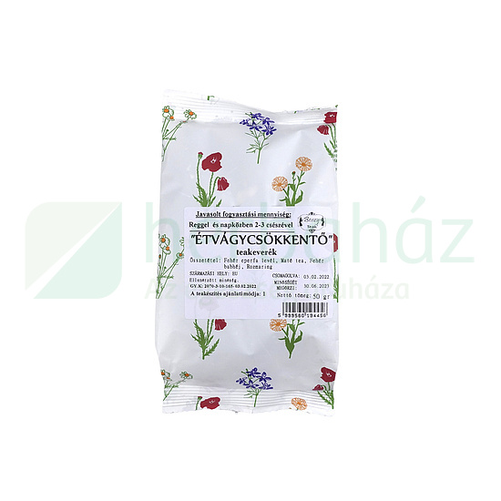 BOSZY TEA ÉTVÁGYCSÖKKENTŐ TEAKEVERÉK 50G