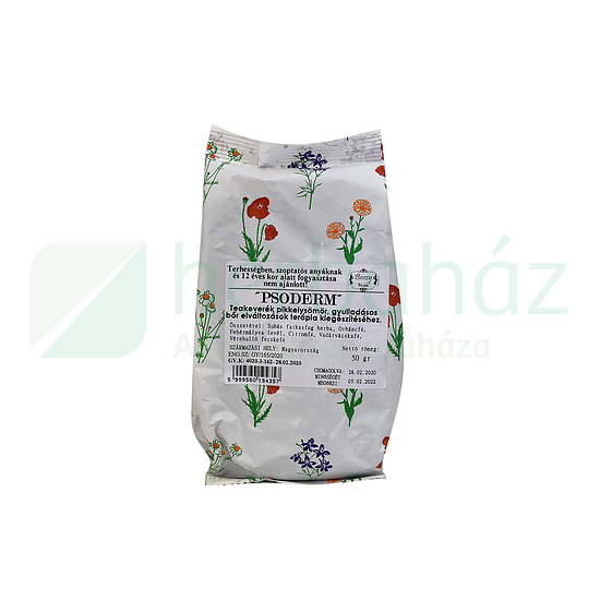 BOSZY TEA PSODERM (PIKKELYSÖMÖR, GYULLADÁSOS BŐR) TERÁPIA KIEGÉSZÍTÉSÉHEZ 50G