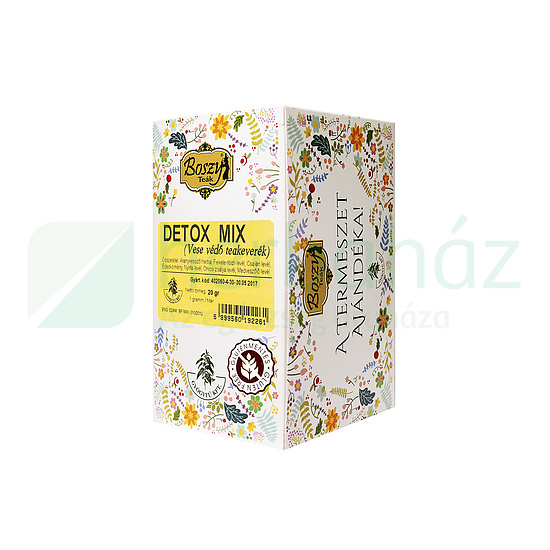 BOSZY DETOX MIX VESEVÉDŐ FILTERES TEAKEVERÉK 20DB