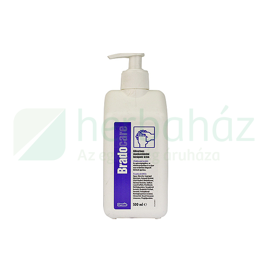 BRADOCARE GLICERINES KÉZÁPOLÓ KRÉM PUMPÁS 500ML