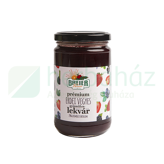 BREIER FARM PRÉMIUM ERDEI VEGYES GYÜMÖLCSLEKVÁR 75% GYÜMÖLCSTARTALOMMAL 300G
