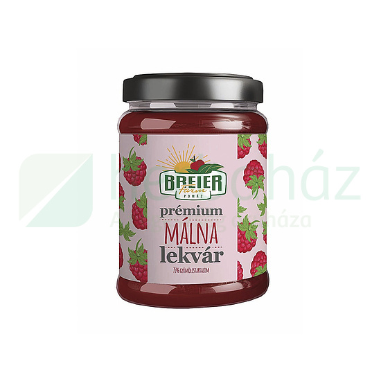 BREIER FARM PRÉMIUM MÁLNA LEKVÁR 75% GYÜMÖLCSTARTALOM 330G