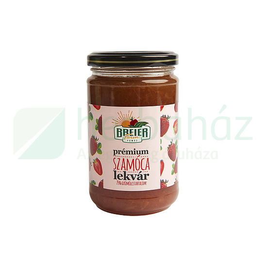 BREIER FARM PRÉMIUM SZAMÓCA LEKVÁR 75% GYÜMÖLCSTARTALOM 330G