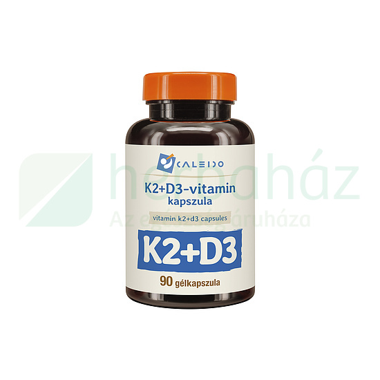 CALEIDO K2 + D3-VITAMIN GÉLKAPSZULA 90DB