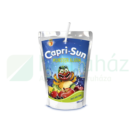 CAPRI-SUN MONSTER ALARM VEGYES GYÜMÖLCSITAL CUKORRAL ÉS ÉDESÍTŐSZERREL 200ML