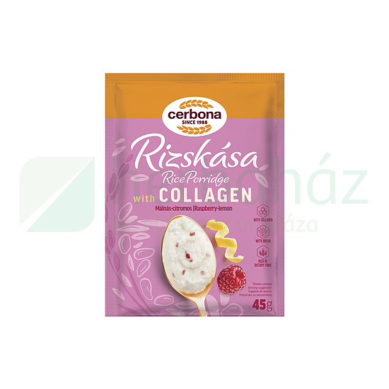 CERBONA MÁLNÁS CITROMOS RIZSKÁSA KOLLAGÉNNEL 45G