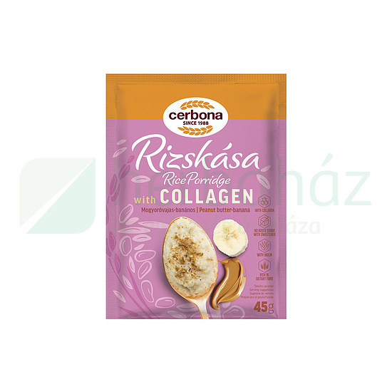 CERBONA MOGYORÓVAJAS BANÁNOS RIZSKÁSA KOLLAGÉNNEL 45G