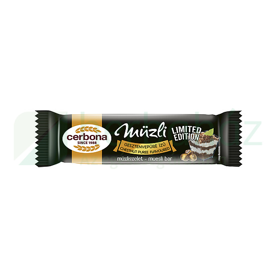 CERBONA MÜZLISZELET GESZTENYEPÜRÉ ÍZŰ LIMITED EDITION 20G