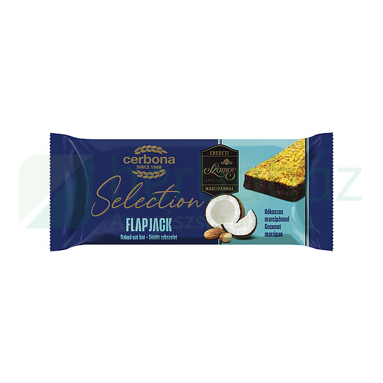 CERBONA SELECTION FLAPJACK KÓKUSZOS ZABSZELET MARCIPÁNNAL 40G