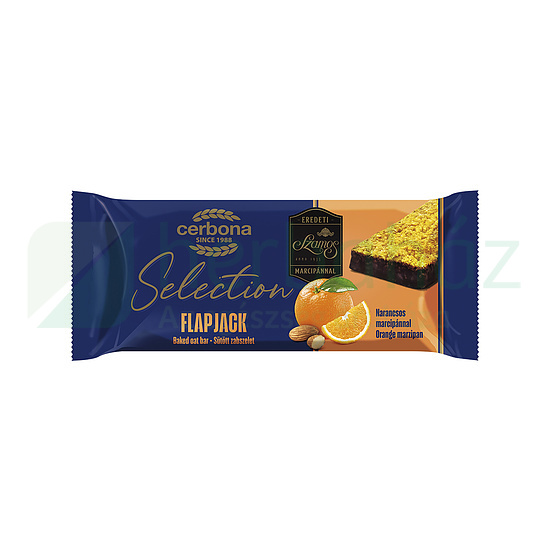 CERBONA SELECTION FLAPJACK NARANCSOS ZABSZELET MARCIPÁNNAL 40G