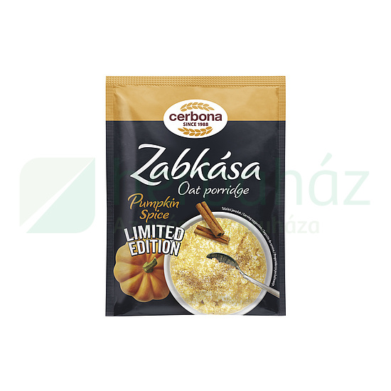 CERBONA ZABKÁSA PUMPKIN SPICE (SÜTŐTÖK ÍZŰ) LIMITED EDITION 55G