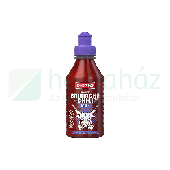 CHIMAX SRIRACHA CHILI SZÓSZ FOKHAGYMÁVAL, CSÍPŐS 250ML