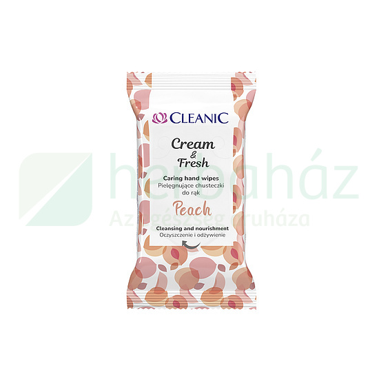 CLEANIC FRISSÍTŐ TÖRLŐKENDŐ - PEACH 15DB