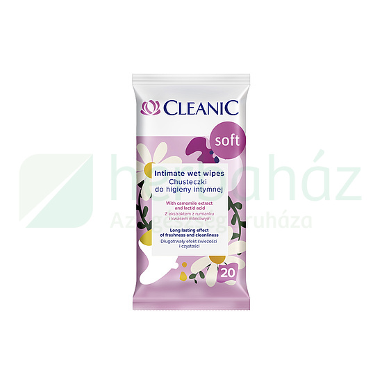 CLEANIC INTIM TÖRLŐKENDŐ - SOFT 20DB