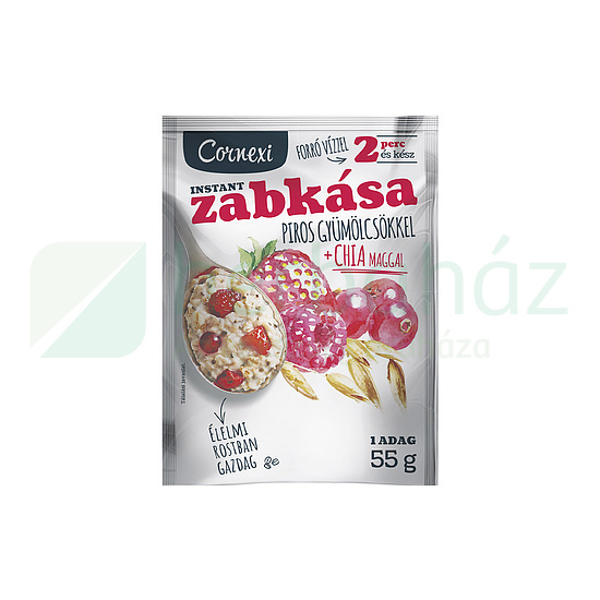 CORNEXI ZABKÁSA PIROSGYÜMÖLCSÖS CHIA MAGGAL 55G