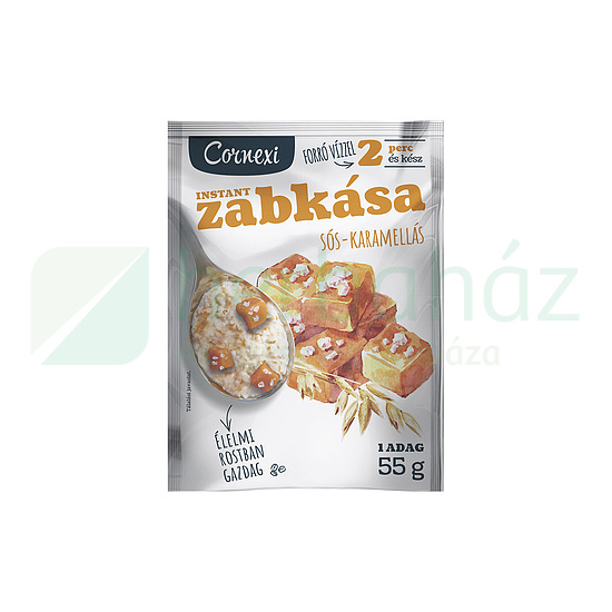 CORNEXI SÓS-KARAMELLÁS ZABKÁSA 55G
