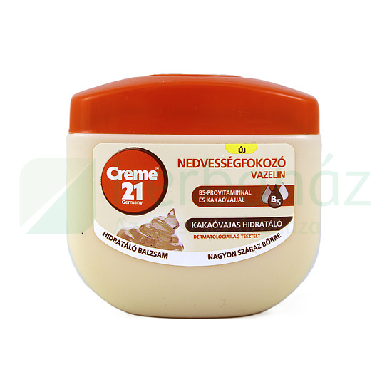 CREME 21 NEDVESSÉGFOKOZÓ VAZELIN B5-PROVITAMINNAL ÉS KAKAÓVAJJAL 100ML