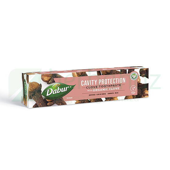 DABUR FLUORIDMENTES GYÓGYNÖVÉNYES FOGKRÉM ORGANIKUS SZEGFŰSZEGGEL 100ML
